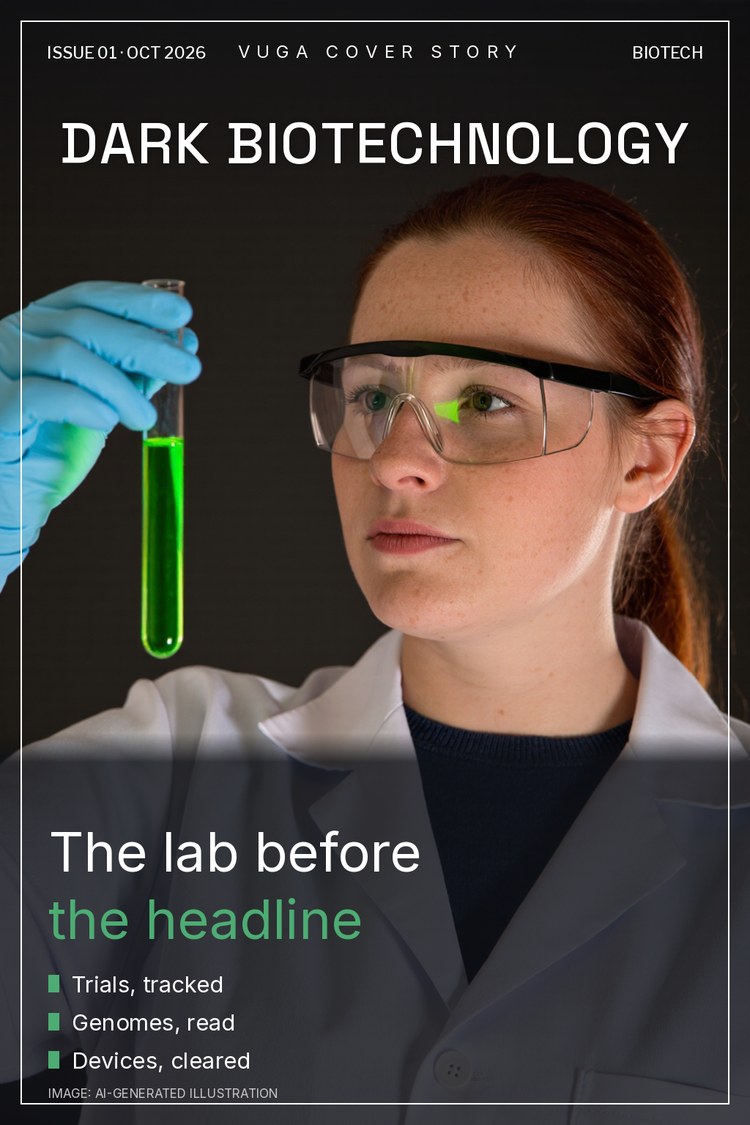 Dark Biotechnology — magazine cover