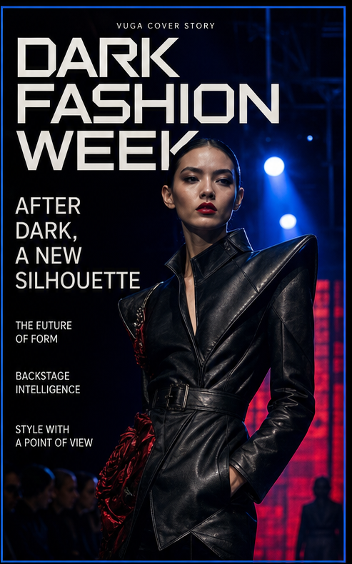 Dark Fashion Week magazine cover
