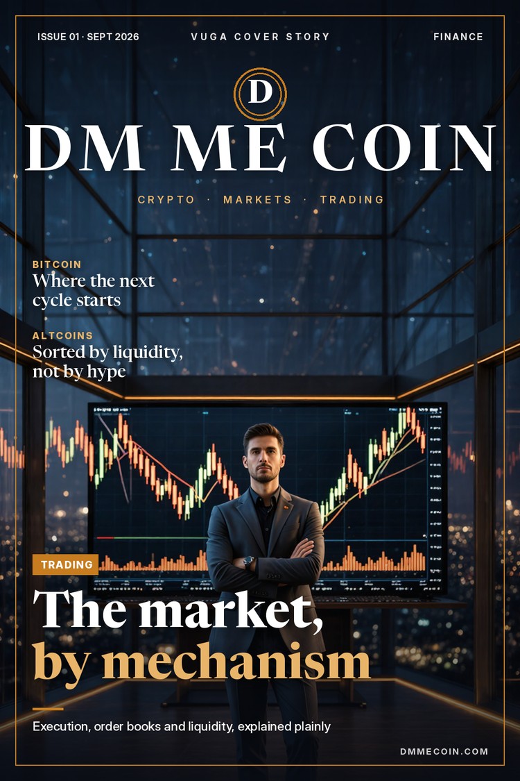 DM Me Coin — magazine cover