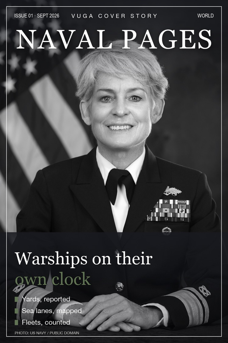 Naval Pages magazine cover