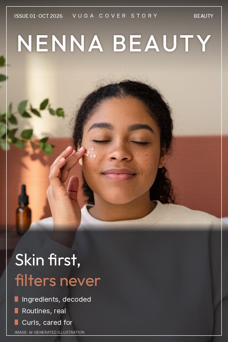 Nenna Beauty — magazine cover