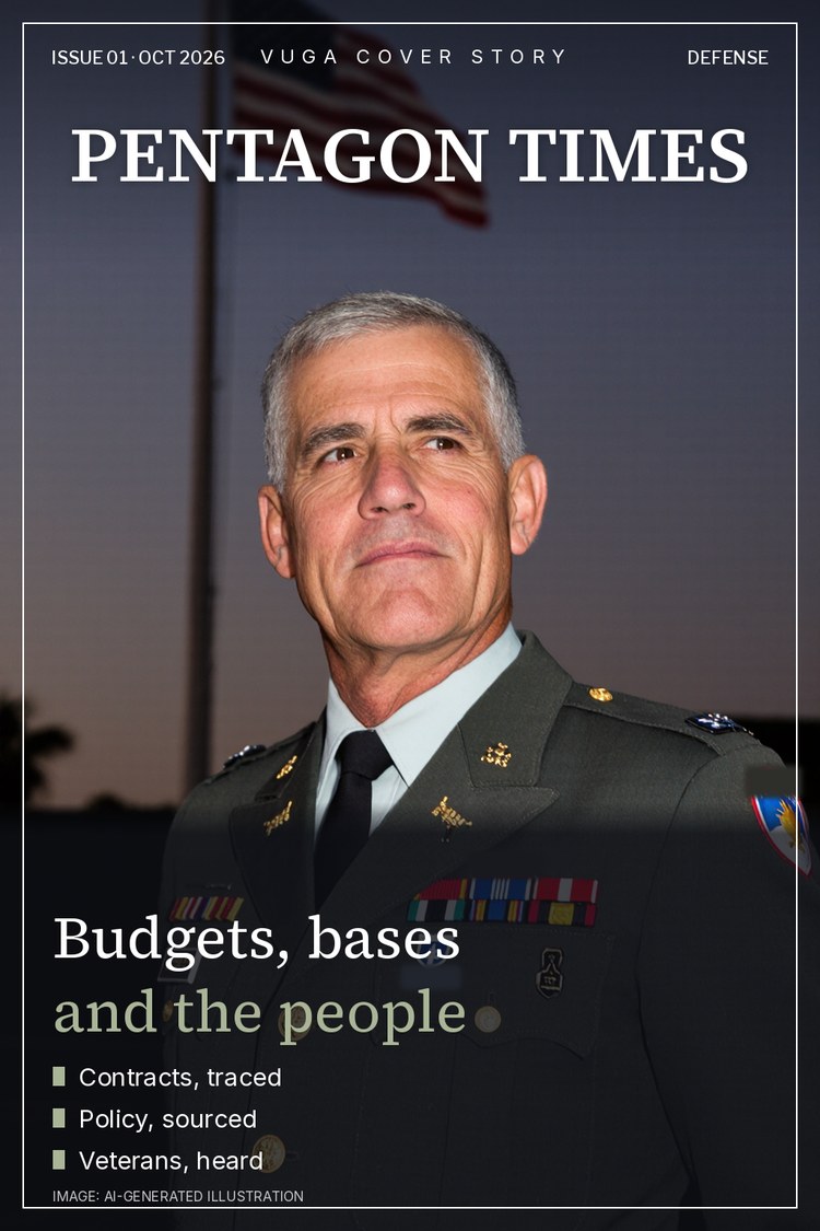 Pentagon Times — magazine cover